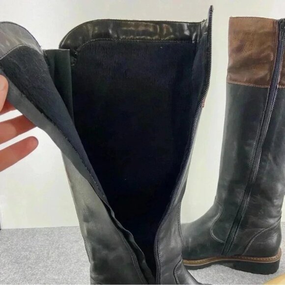 Remonte Leather Tall Boots Women’s Size 36 or US 5.5 - Picture 14 of 16